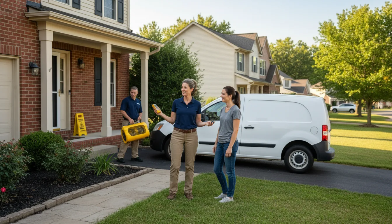 Residential water damage restoration in Cahone, CO